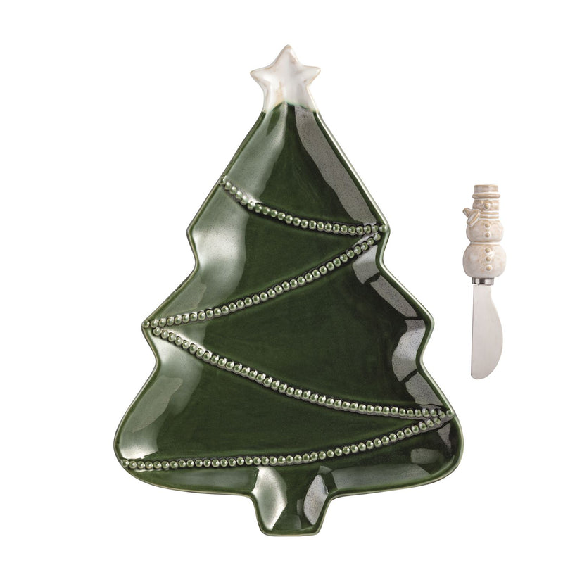 Reactive Glaze Tree Platter