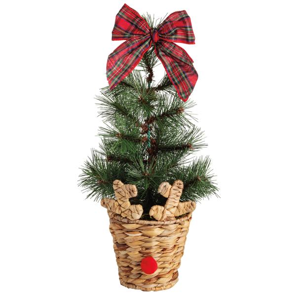 Reindeer Basket Frasier Fir Tree