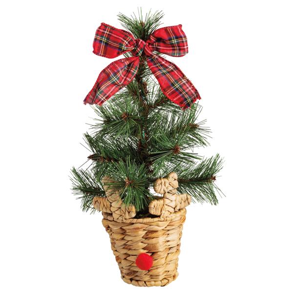 Reindeer Basket Frasier Fir Tree