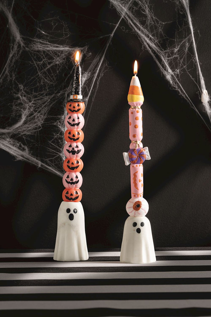 Ghost Marble Taper Holder