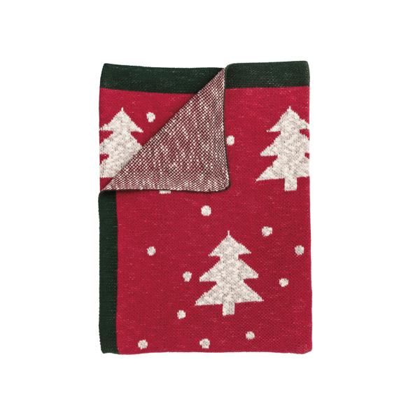 Knit Christmas Throw