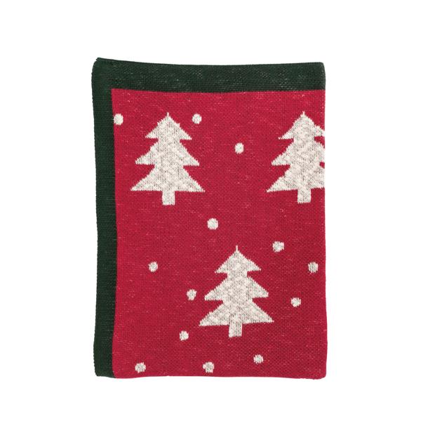 Knit Christmas Throw