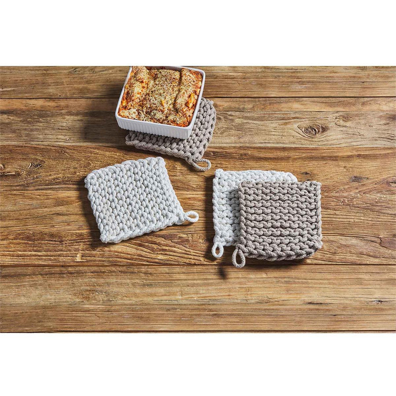 Set of 2 Crocheted Pot Holders