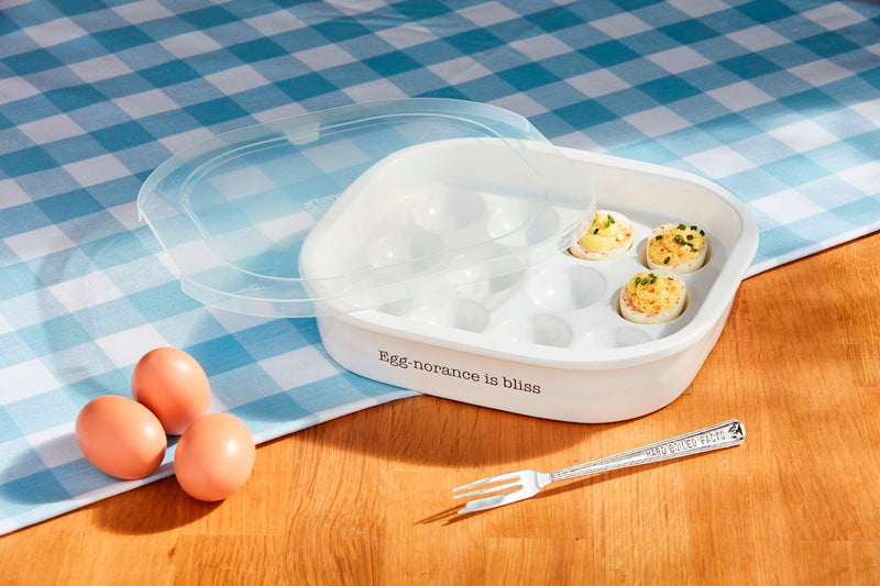 Lidded Deviled Egg Set
