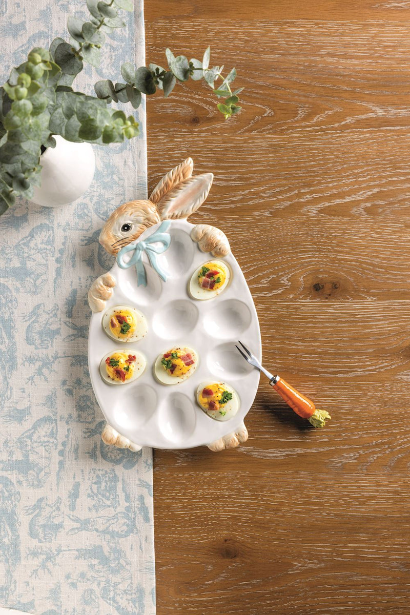 Bunny Deviled Egg Platter