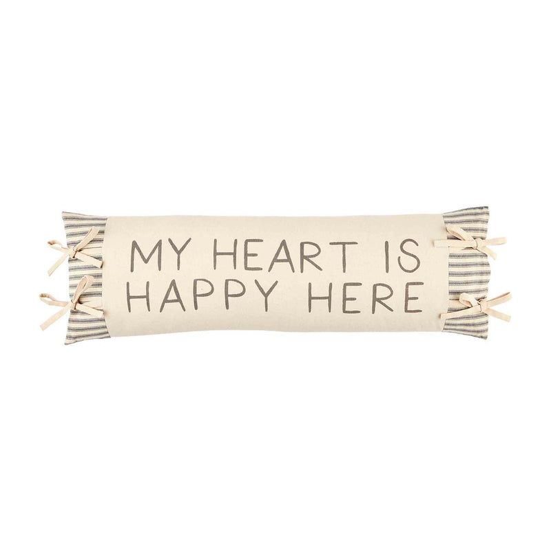HEART IS HAPPY LONG PILLOW