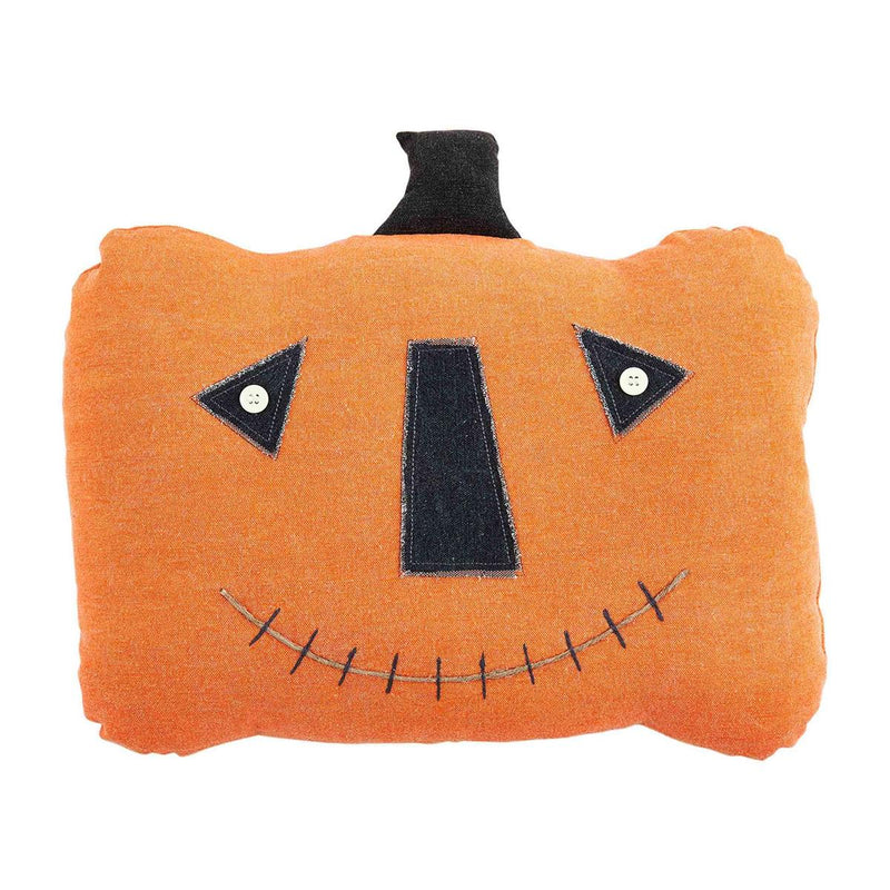 Button Jack-O-Lantern Pillow