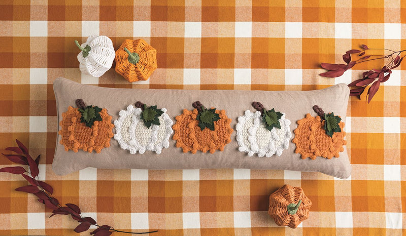 Pumpkin Knit Pillow