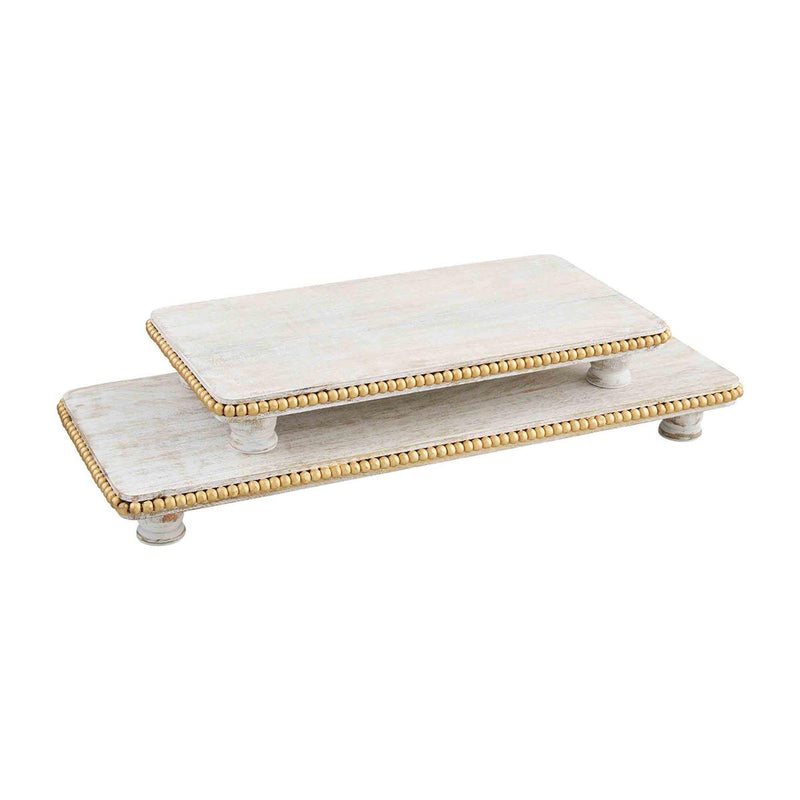 Gold Beaded Serving Board