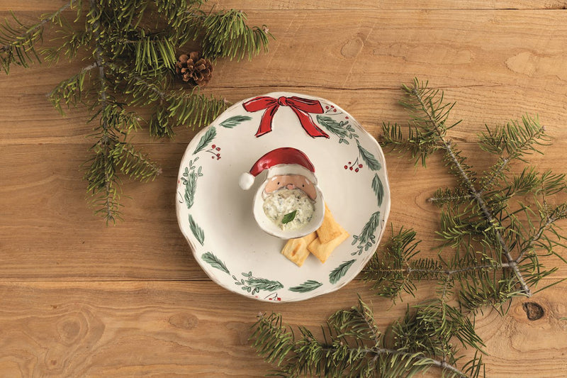 Farm Christmas Chip & Dip Set