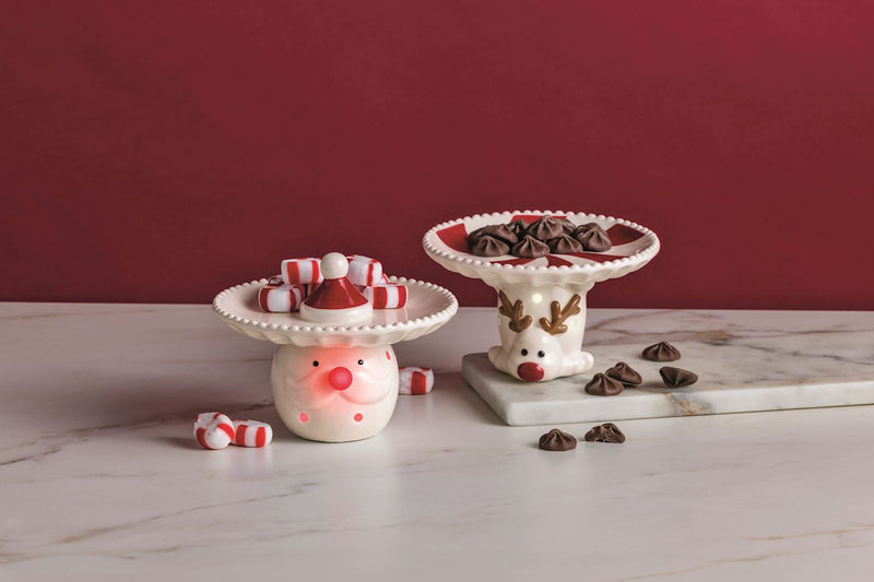 Christmas Light-Up Candy Tidbit Pedestal