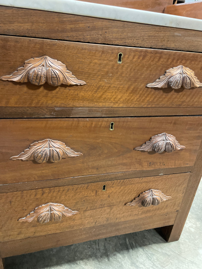 Marble Top Washstand Acorn Handles