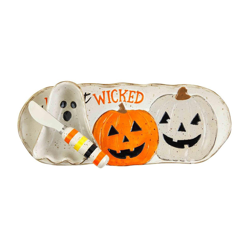 HALLOWEEN TRAY & DIP SETS