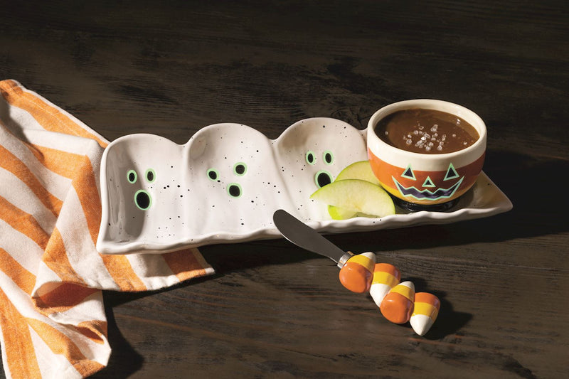 Glow Ghost Tidbit and Tray