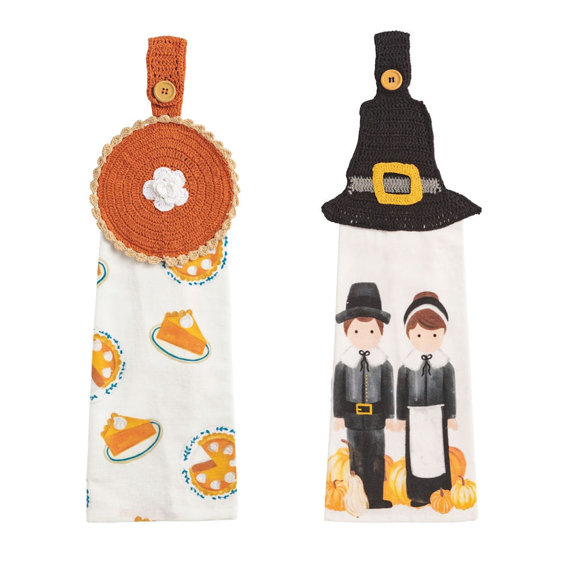 Thanksgiving Crochet Hanging Towel