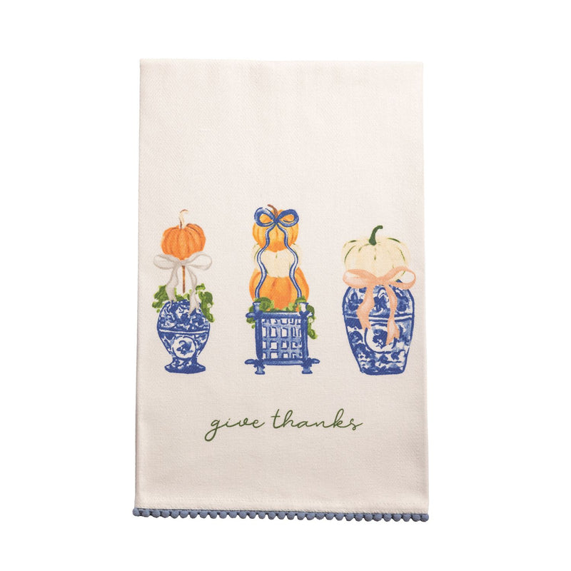 Pumpkin Topiary Towel