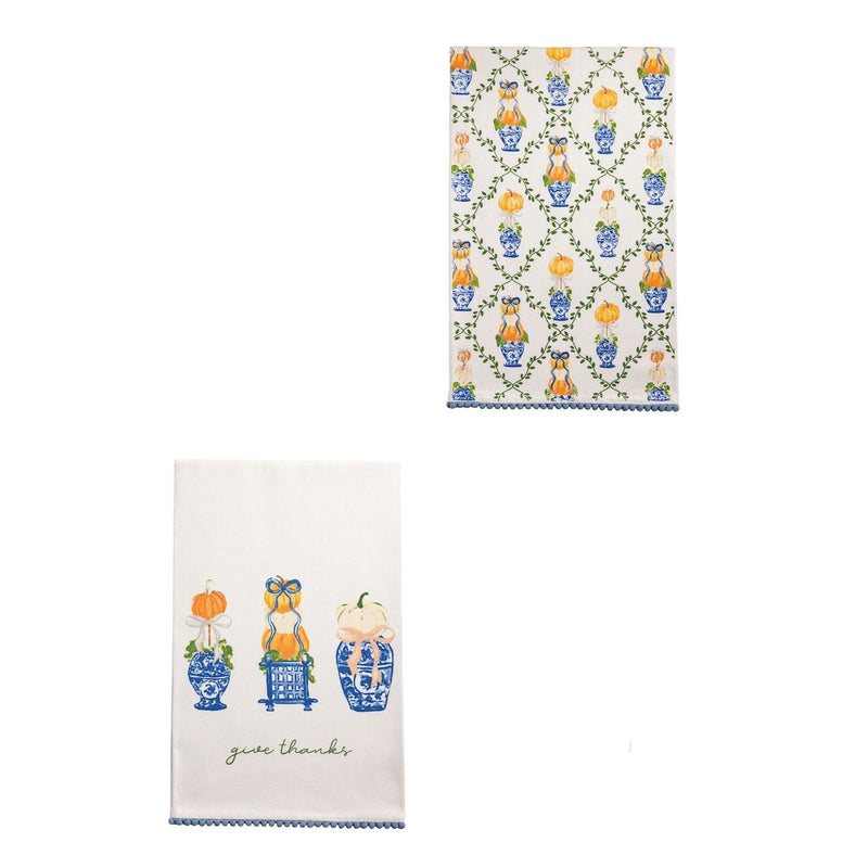Pumpkin Topiary Towel