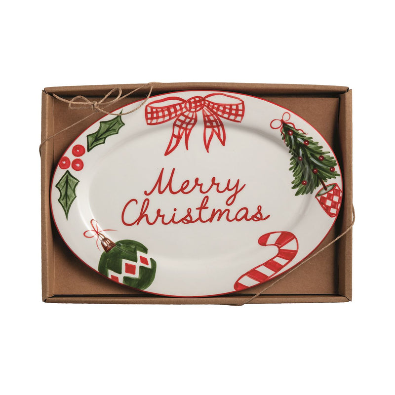Christmas Sentiment Plate