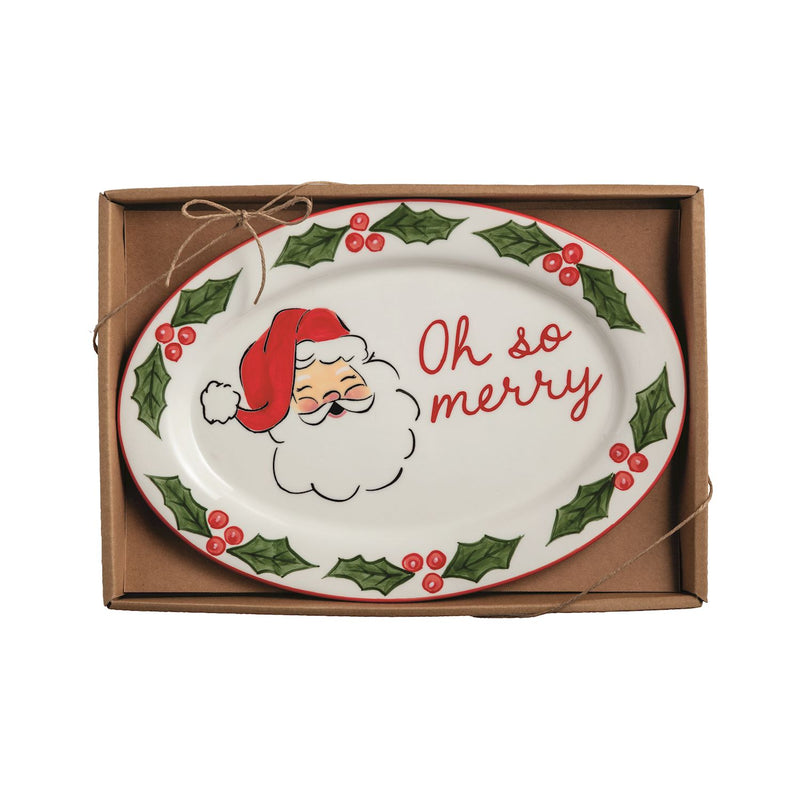 Christmas Sentiment Plate