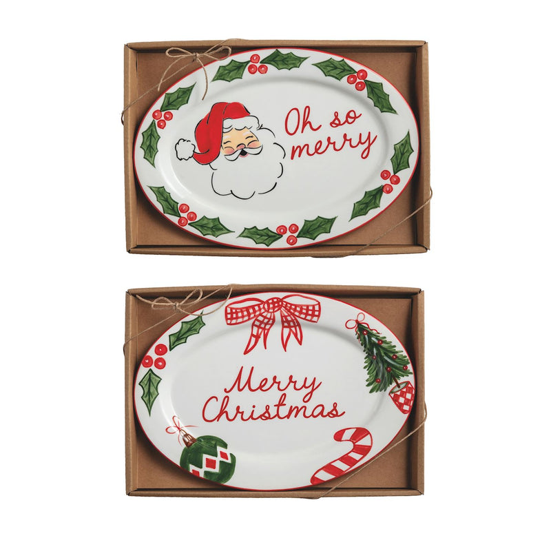 Christmas Sentiment Plate