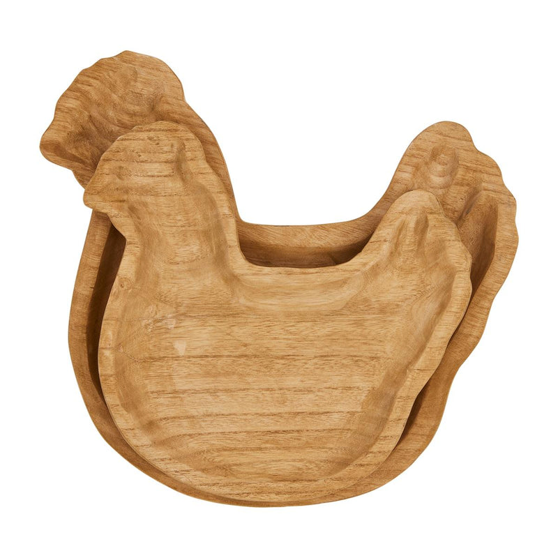 Wood Hen Tray