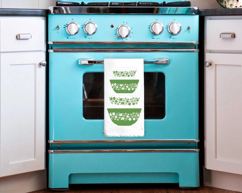 Vintage Pyrex Bowl Tea Towel