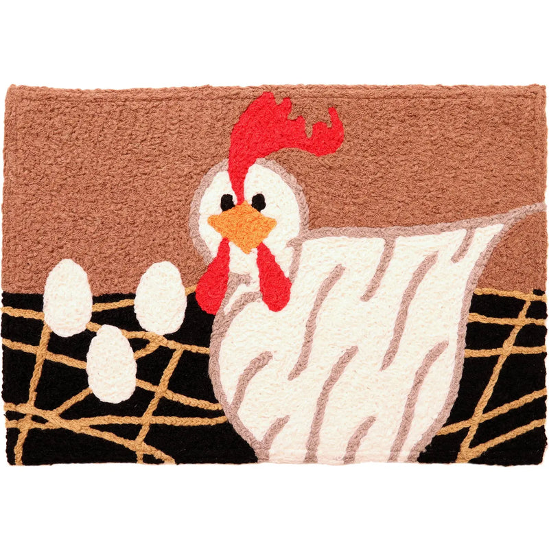 Proud Mama Chick Jellybean® Rug 20" X 30"