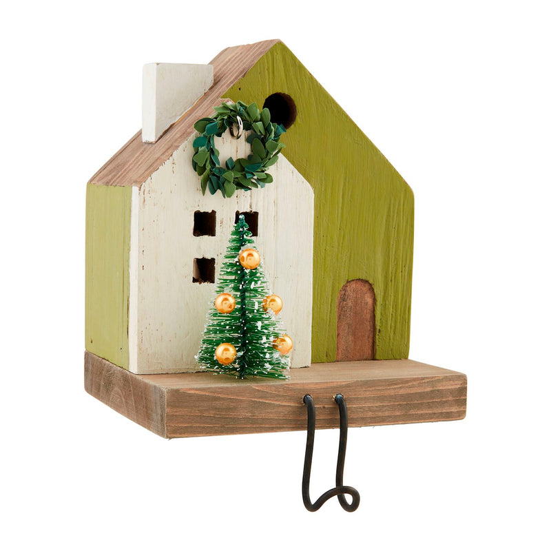 Light Up Christmas House Stocking Holder