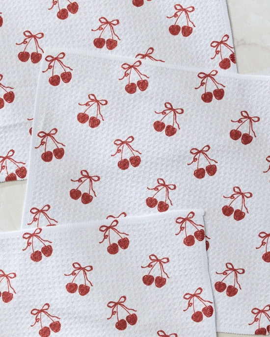Geometry Dishcloth Set - Darling