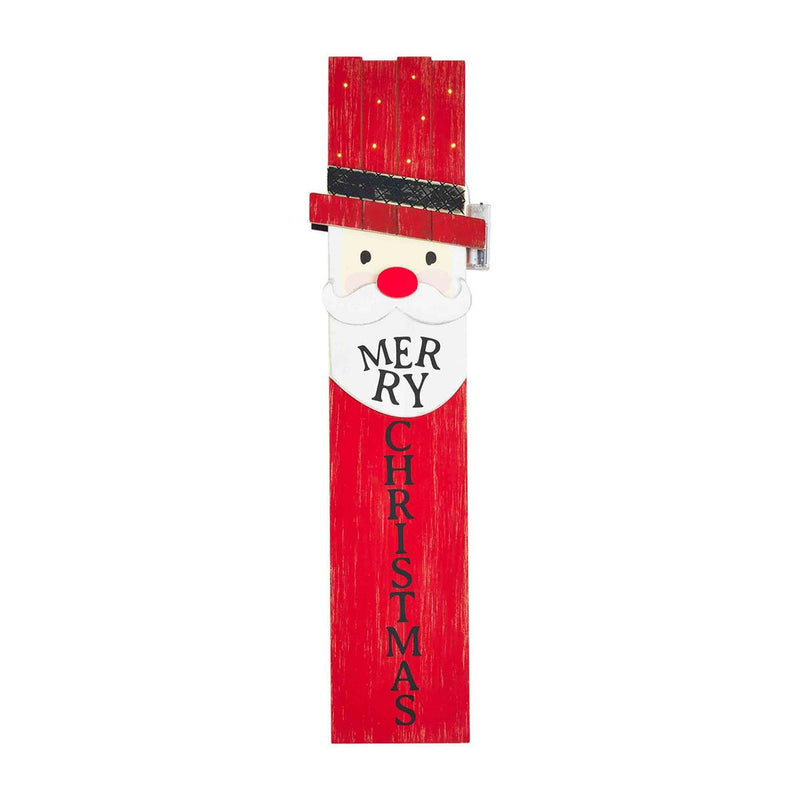 SANTA/JACK-O-LANTERN DECOR PLANK