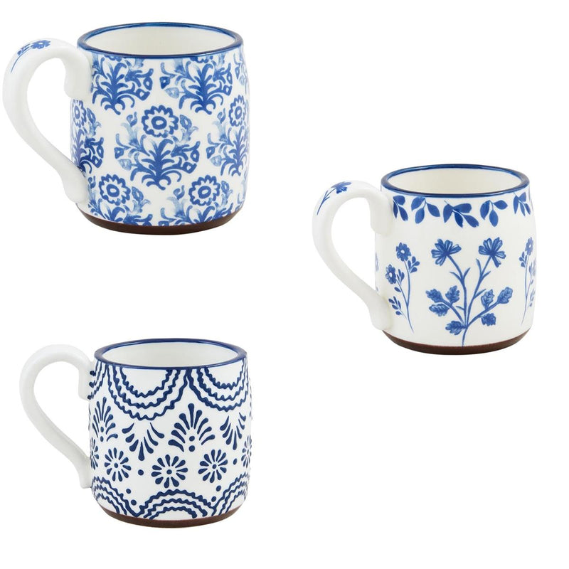 Blue Floral Mug