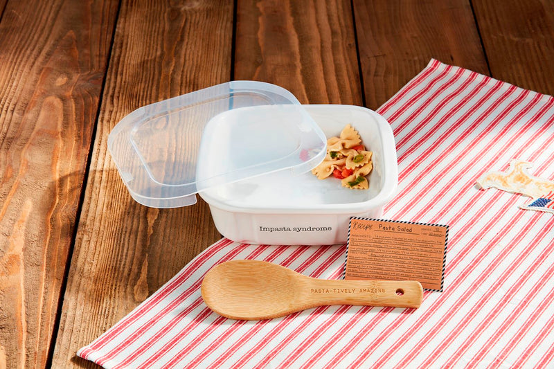 Ceramic Lidded Pasta Salad Dish