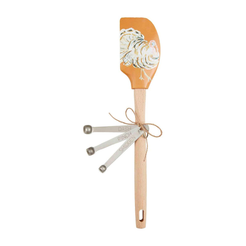 Fall Spatula & Measuring Spoon Set