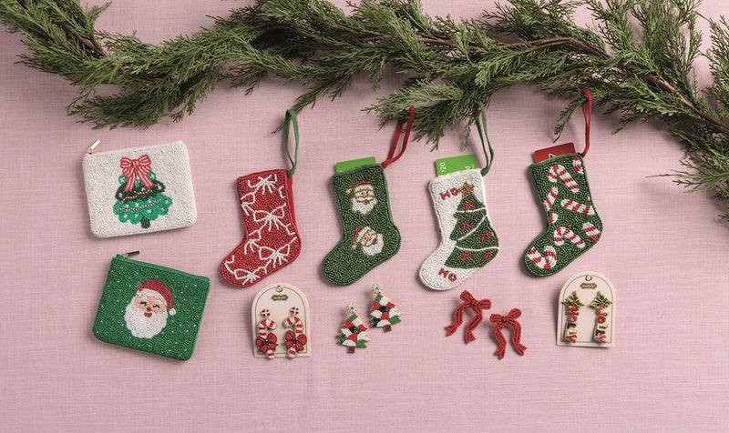Beaded Stocking Ornament