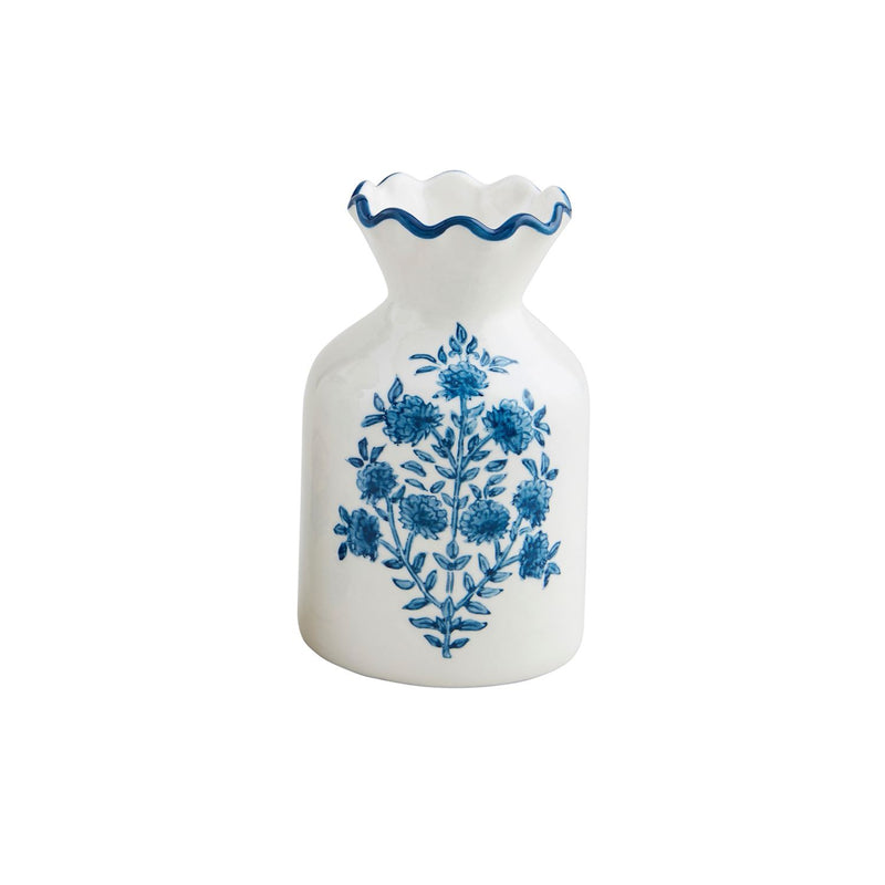 Block Print Bud Vase