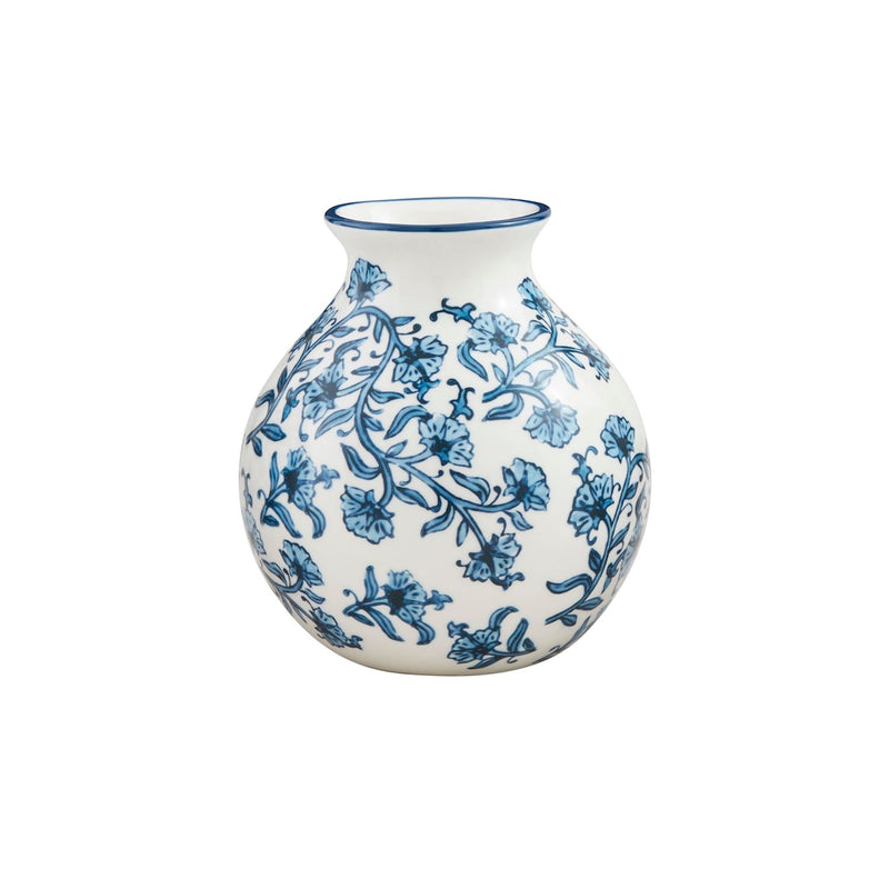 Block Print Flower Vase