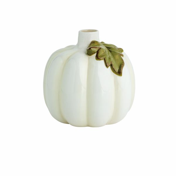 Ceramic Pumpkin Bud Vase