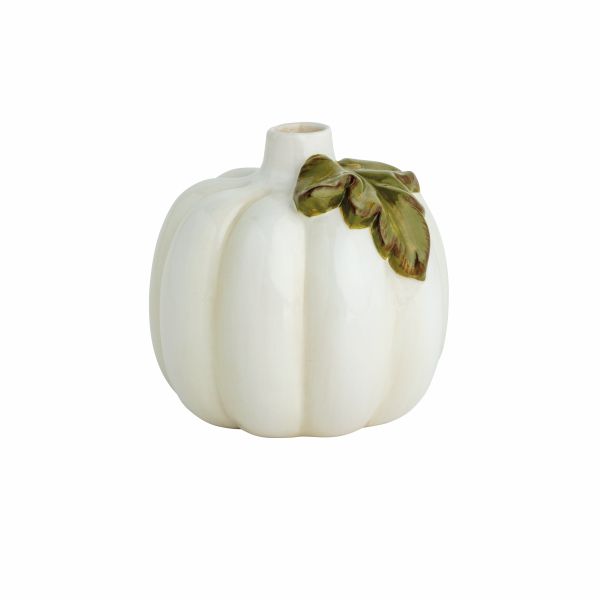 Ceramic Pumpkin Bud Vase