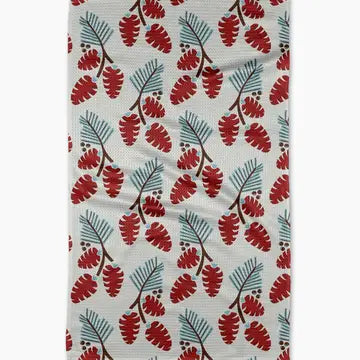 Geometry Tea Towel - Winter Forage