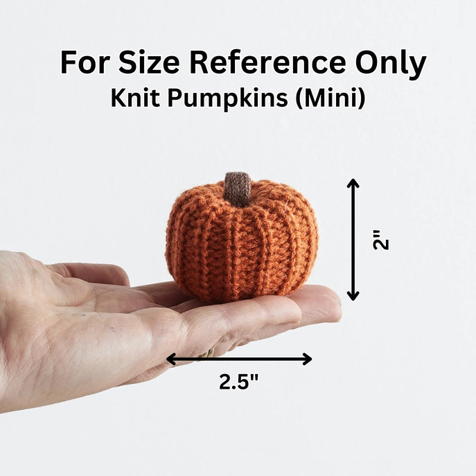 Mini Knit Pumpkin