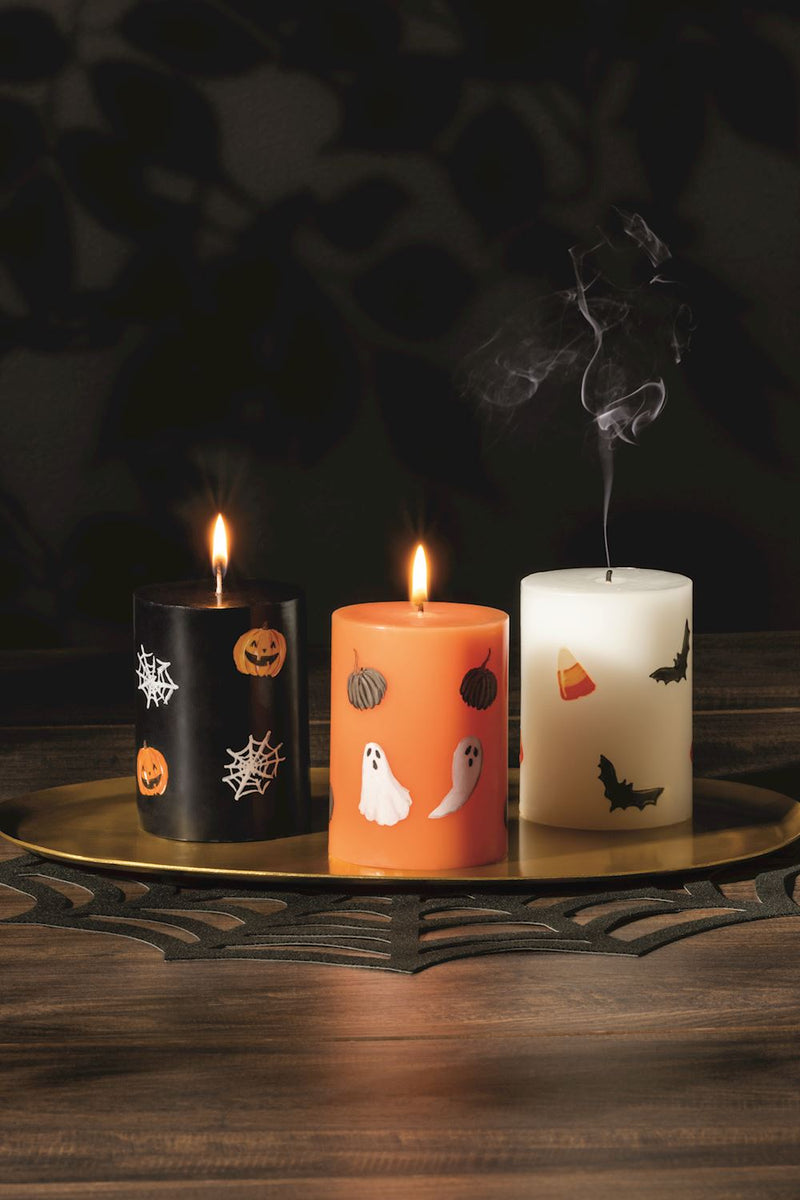 Halloween Pillar Candle