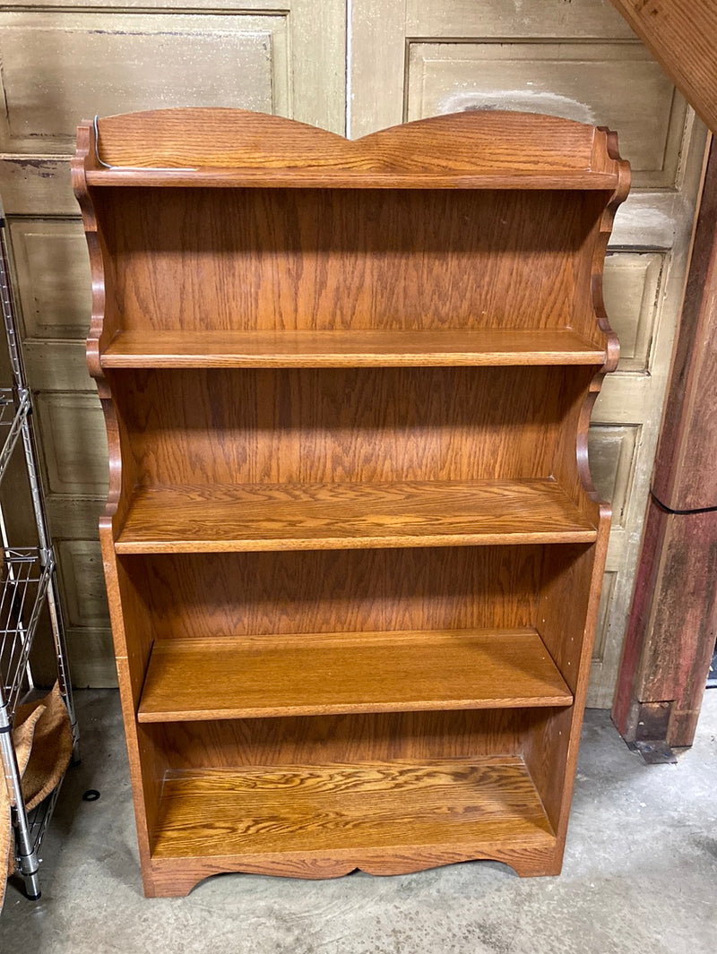 Nice Bookcase w/ Plate Grooves