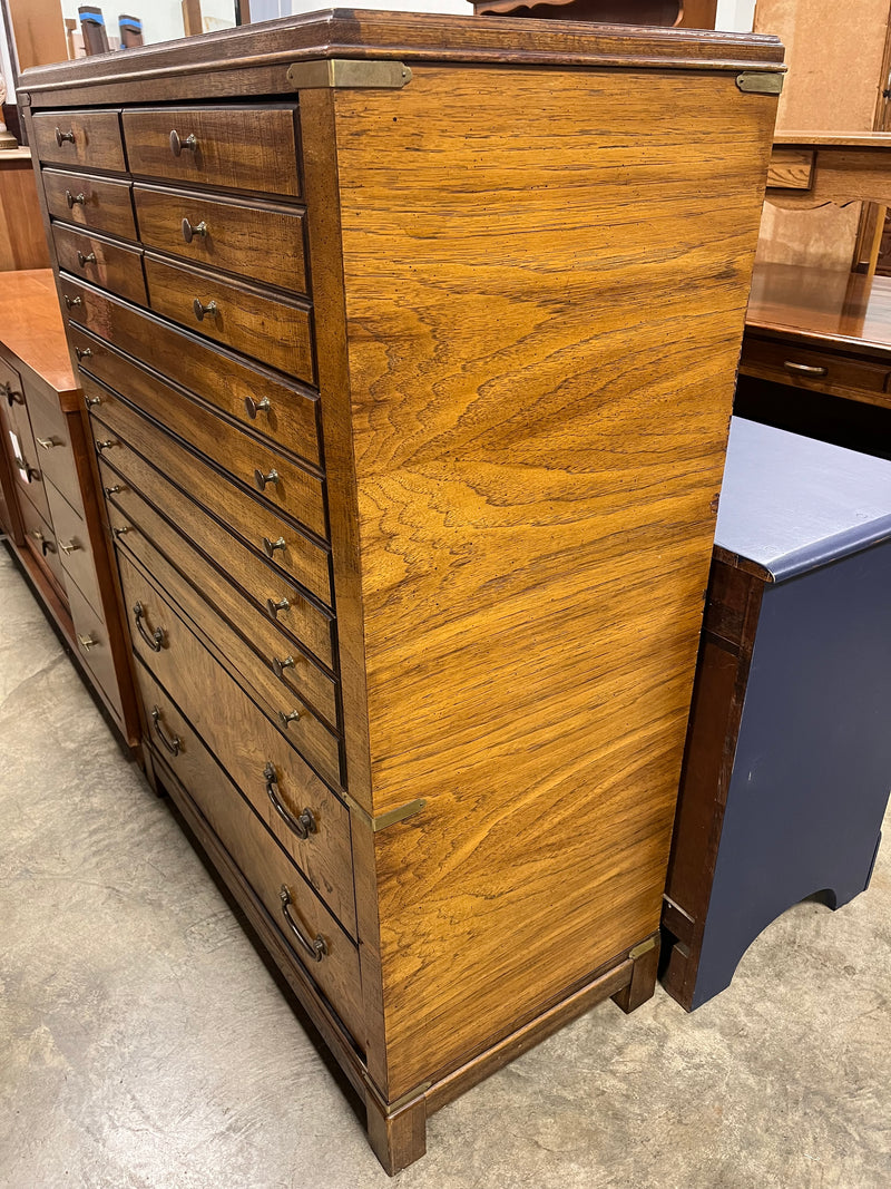 LANE Unique Chest of Drawers (metal accents)