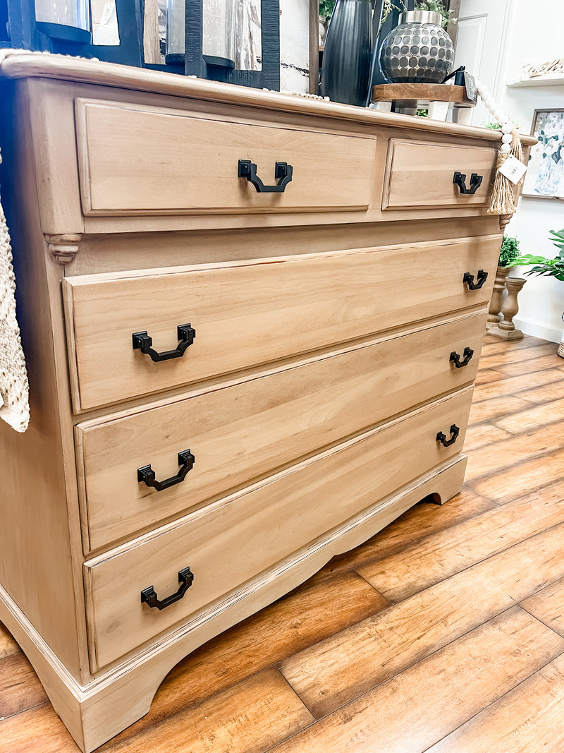 RESTYLED Solid Cherry Chest of Drawers