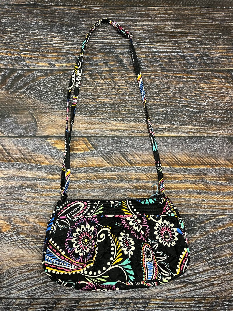 Vera Bradley Bandana Swirl Crescent Crossbody