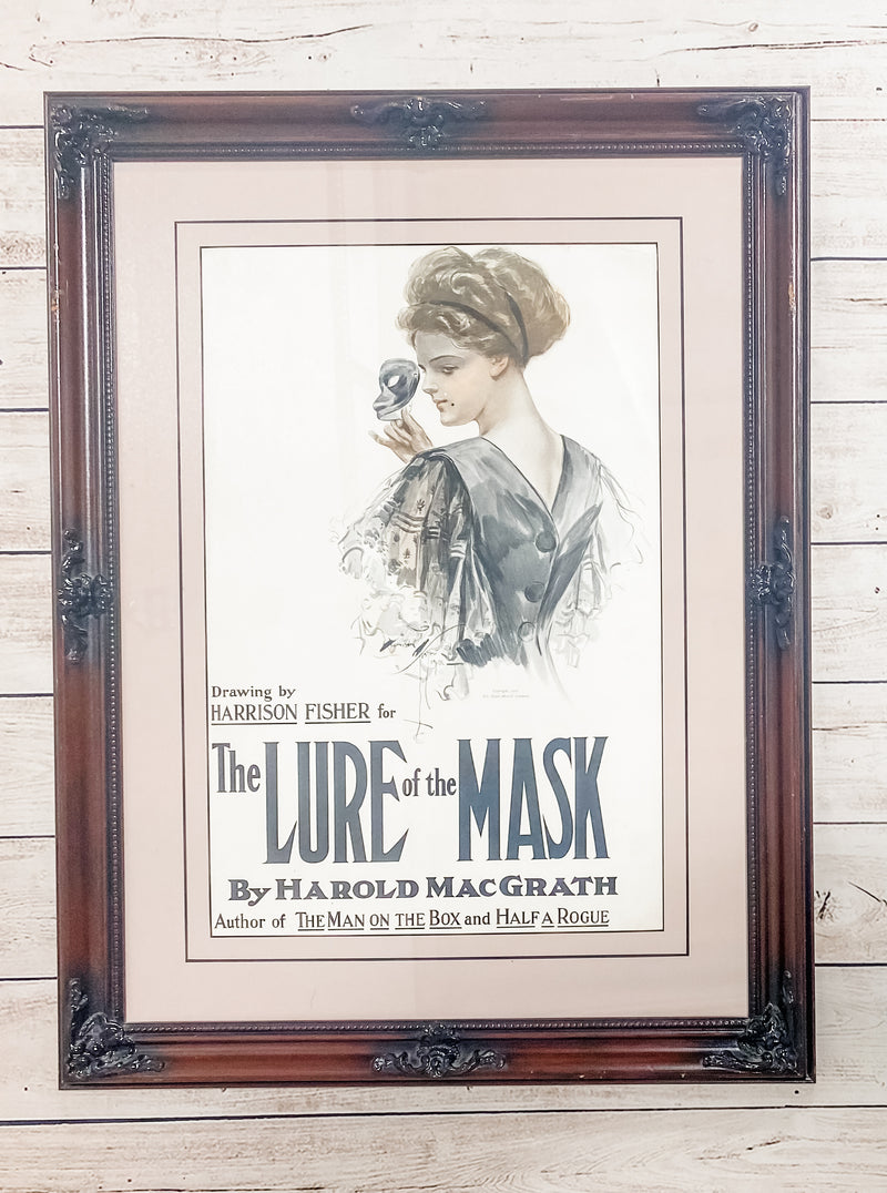 Framed Artwork - Book Promotion - The Lure of the Mask