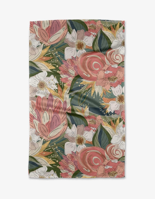 Geometry Tea Towel - Flower Explosion