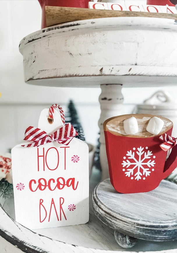 Hot Cocoa Bar Mini Cutting Board