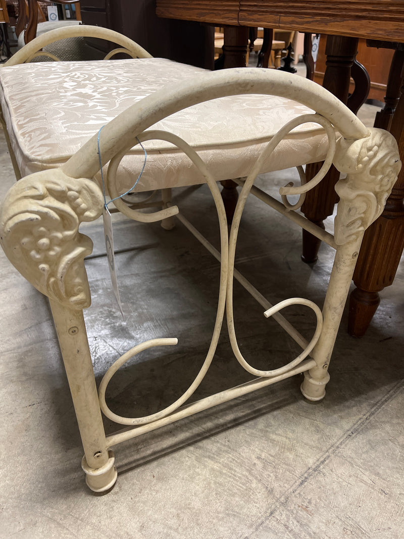 Wrought Iron Bench