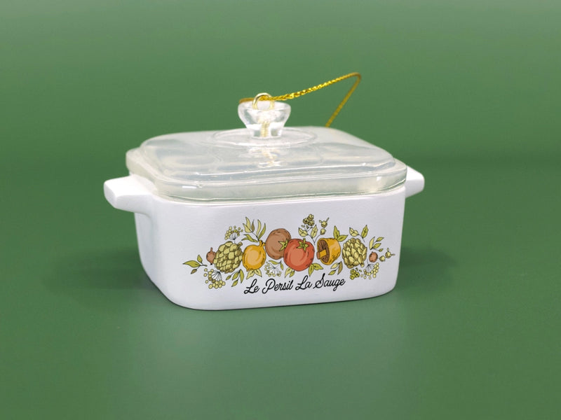 Corning Ware Inspired Mini Spice of Life Ornament